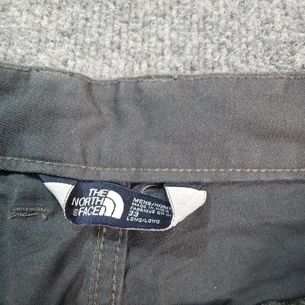 The North Face Pants Mens 33x34 Gray Chino Canvas Straight Leg Outdoor Casual